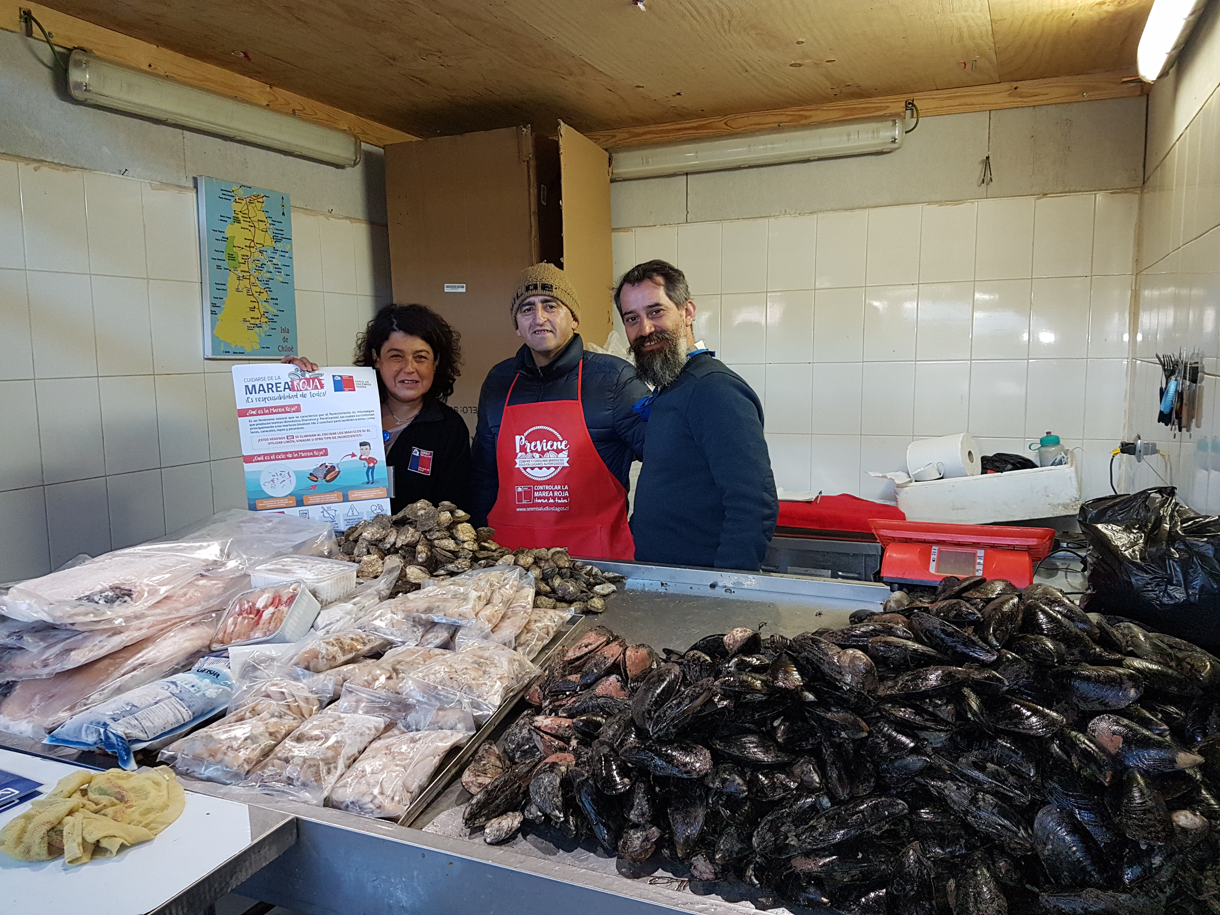 Entregan recomendaciones sobre venta y consumo seguro de mariscos