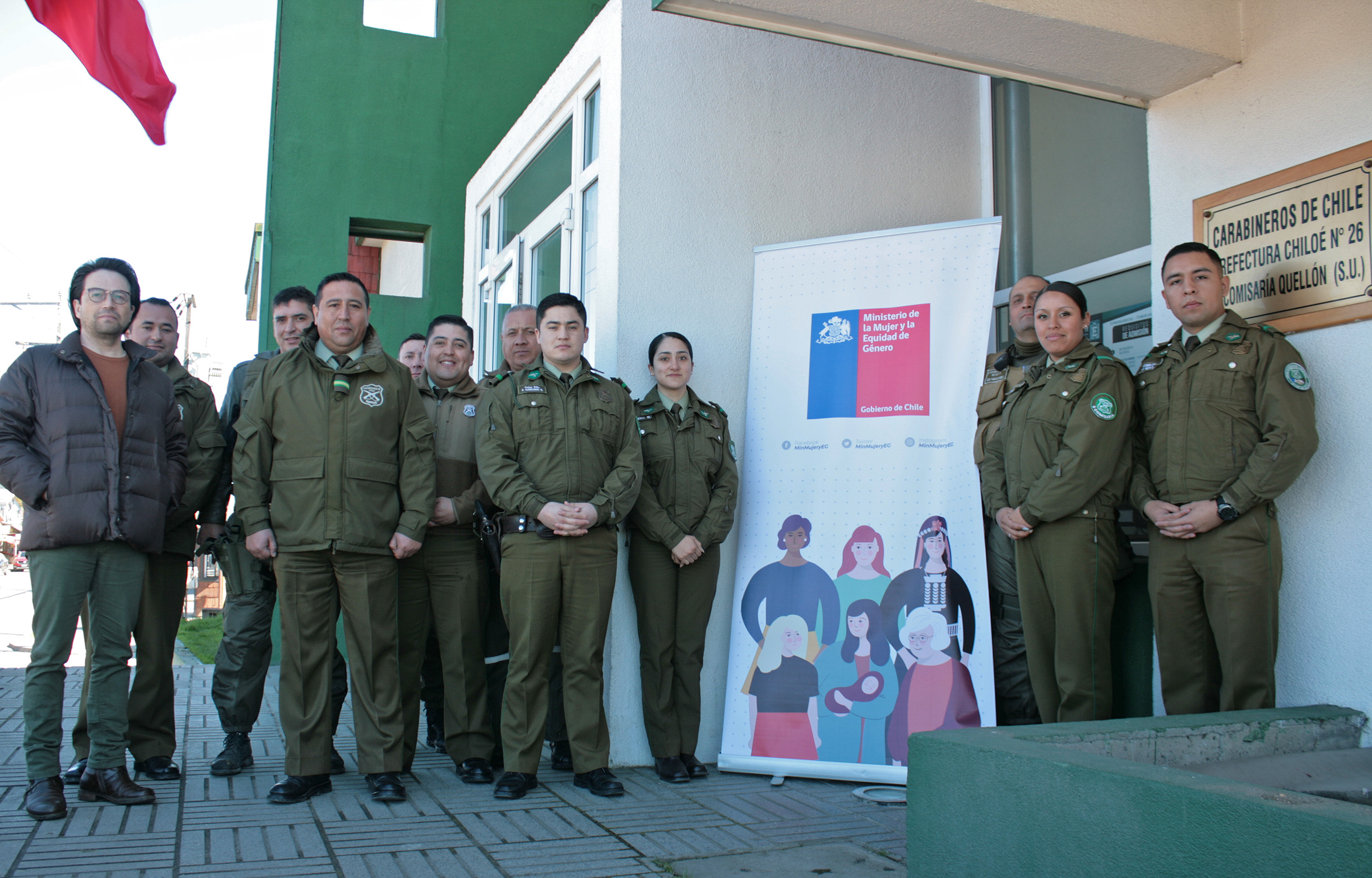 Carabineros de Chiloé se preparan para la atención de víctimas de violencia intrafamiliar