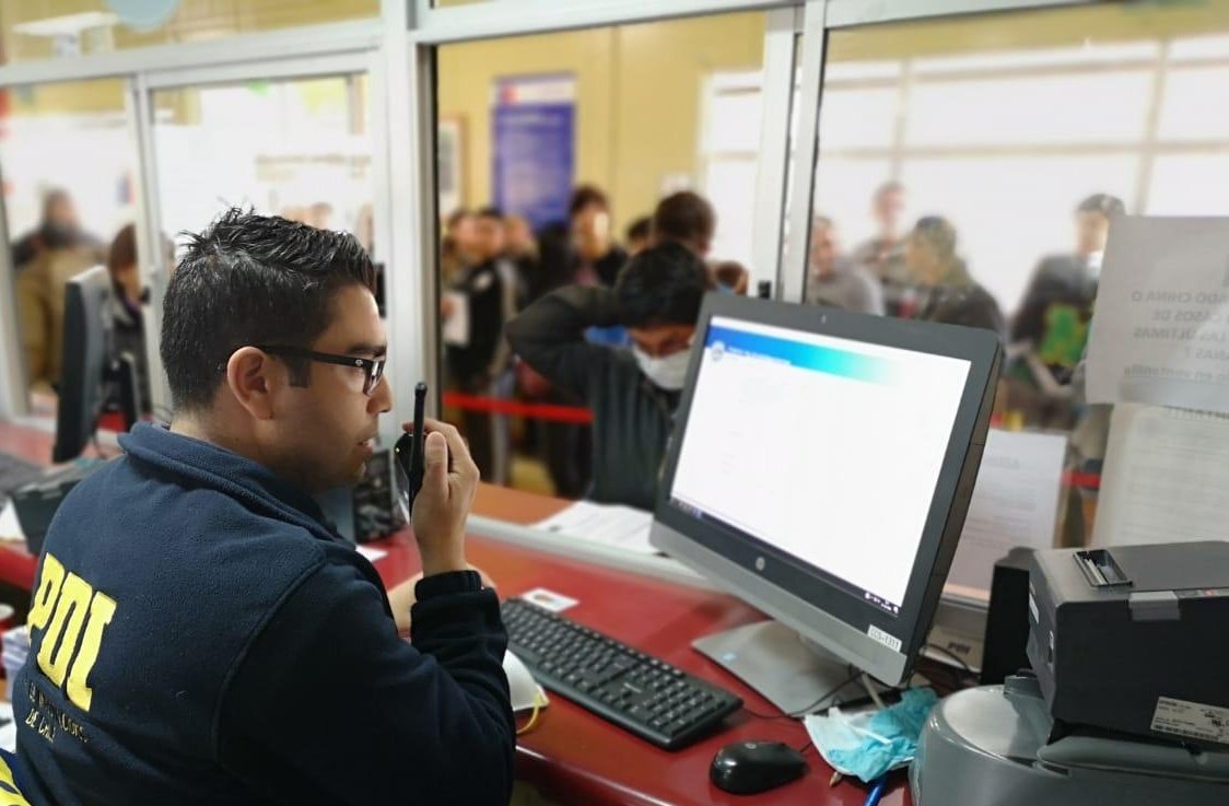 PDI adopta medidas ante contingencia por Covid-19 en Los Lagos