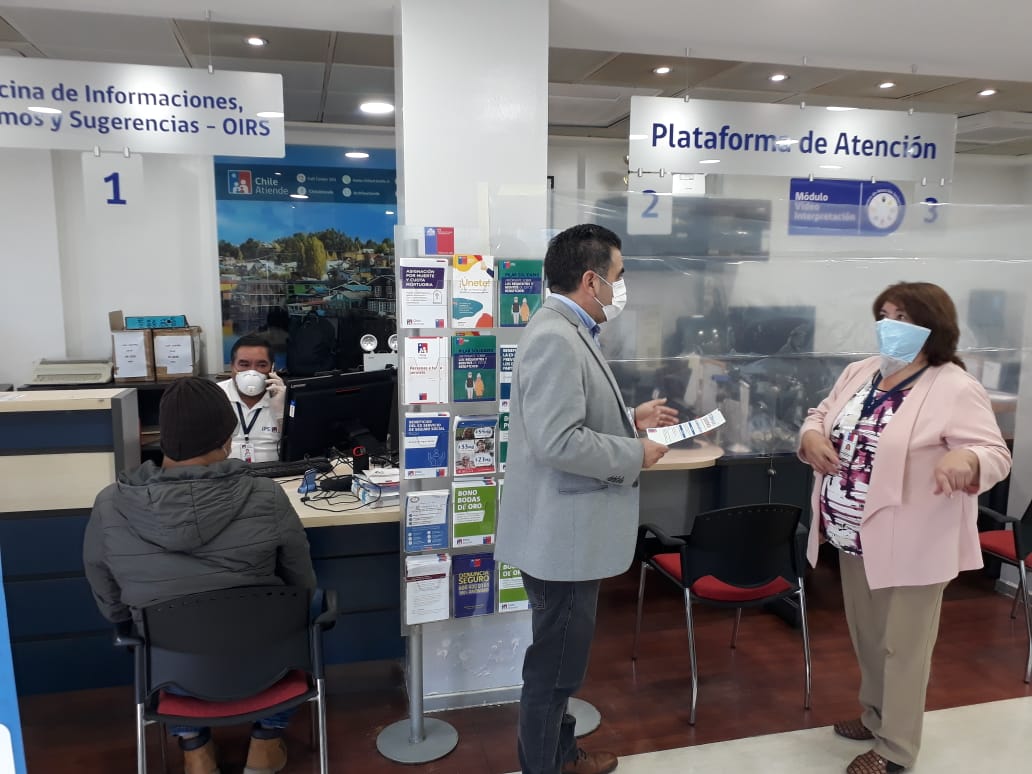 Siete sucursales de IPS y ChileAtiende se suman a la atención de usuarios