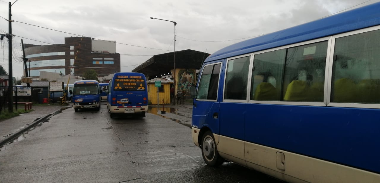 Terminal de buses municipal de Castro informa que no abrirá sus puertas