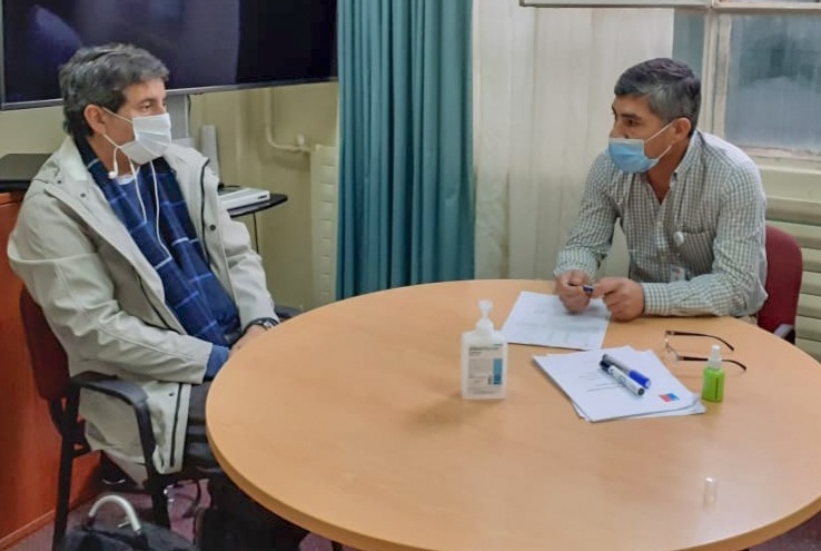 Diputado Santana se reunió con los directores del Hospital de Ancud y de Puerto Montt