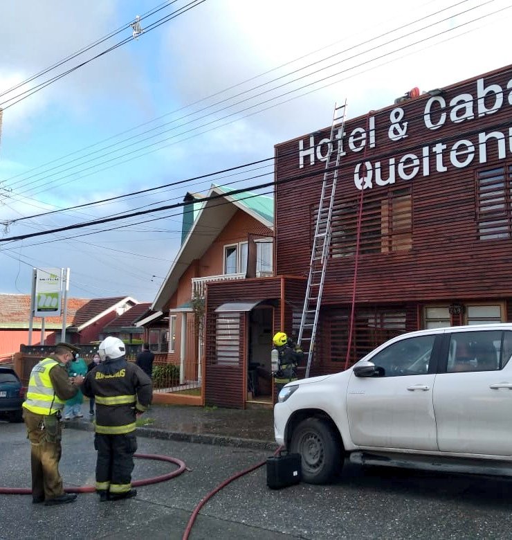 Amago de incendio en residencia sanitaria movilizó a bomberos de Ancud