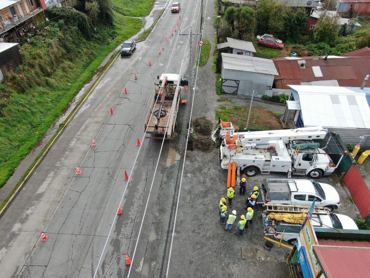 Saesa concretará desconexión que debió ser reprogramada en Queilen