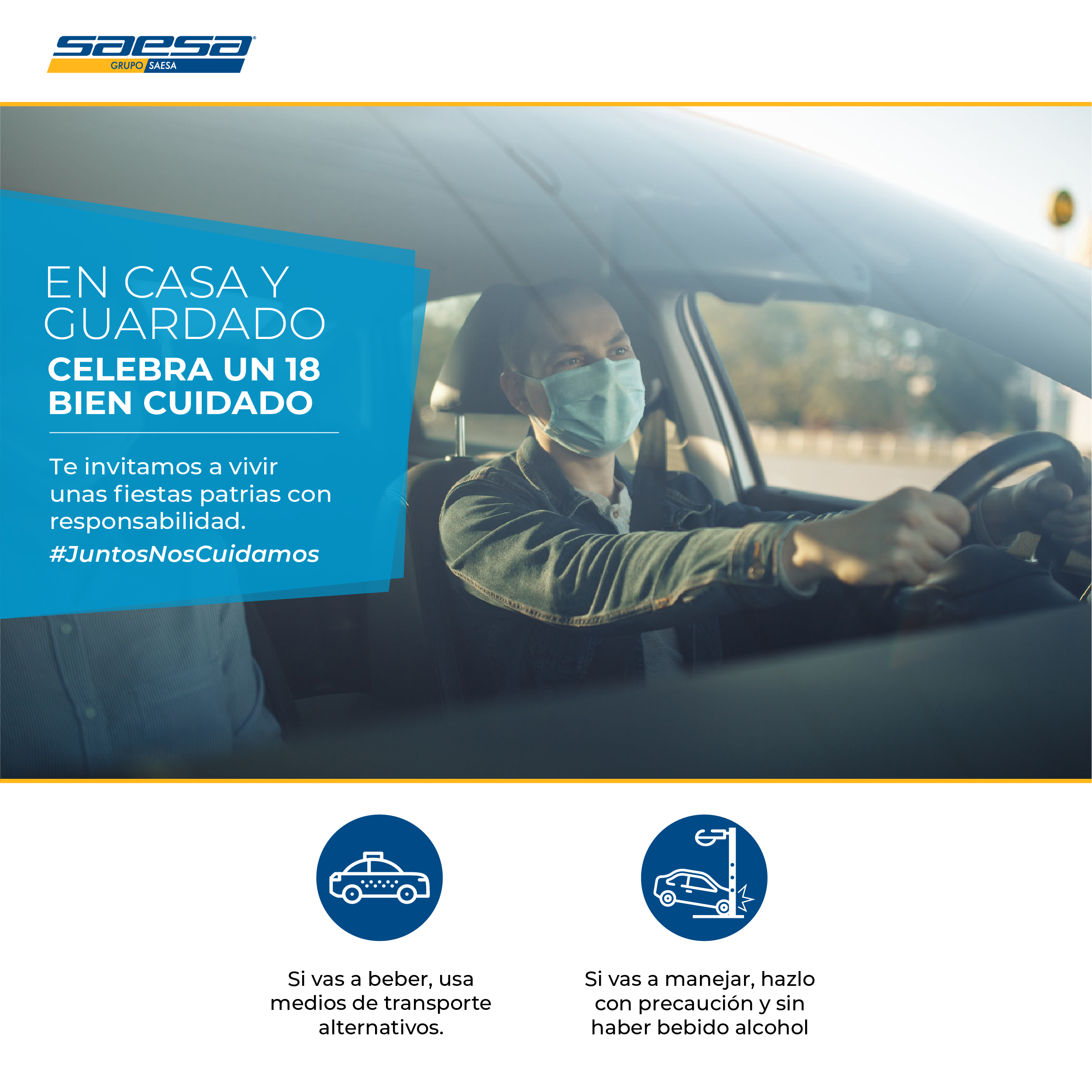 Saesa llama a cuidarse en la celebración de Fiestas Patrias