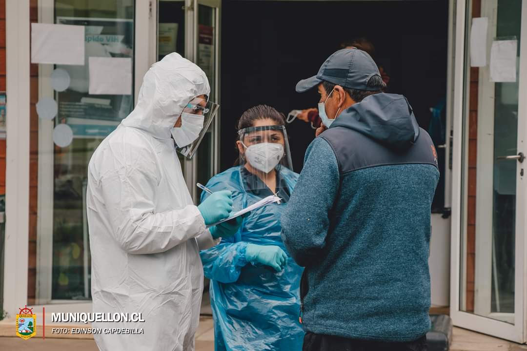 Quellón: Realizan operativo masivo de testeo de PCR en sector Curanué