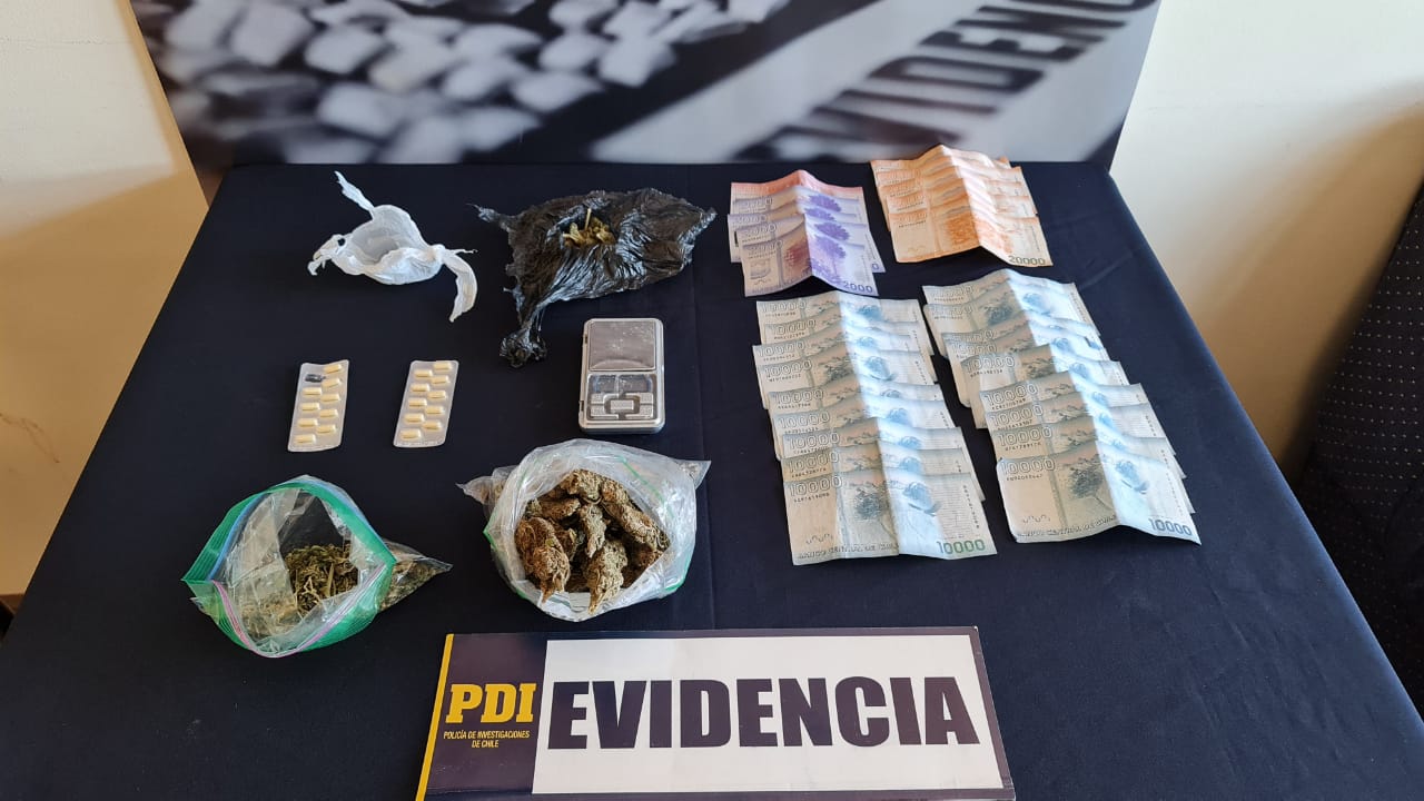 PDI detiene a mujer que comercializaba cannabis mediante 