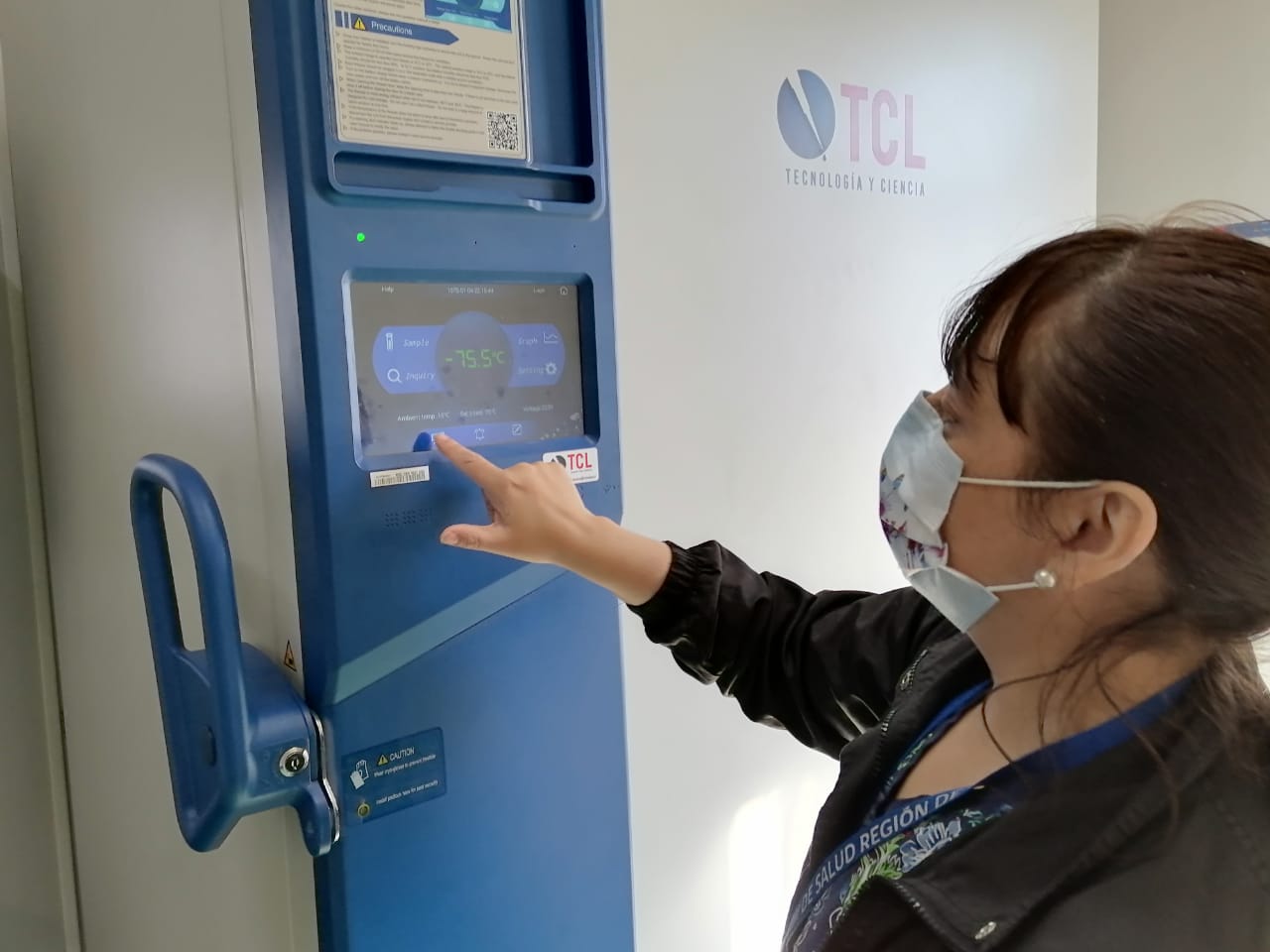 Región cuenta con ultra congelador para almacenar vacunas Pfizer