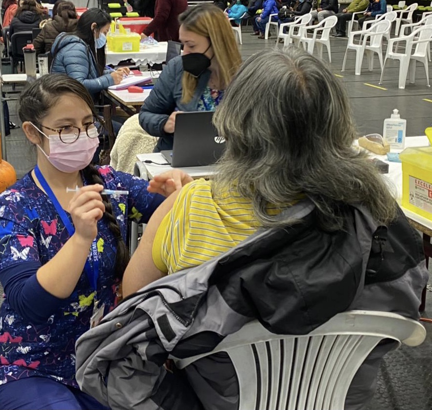 Trasladan centros de vacunación Covid-19 e influenza en Castro