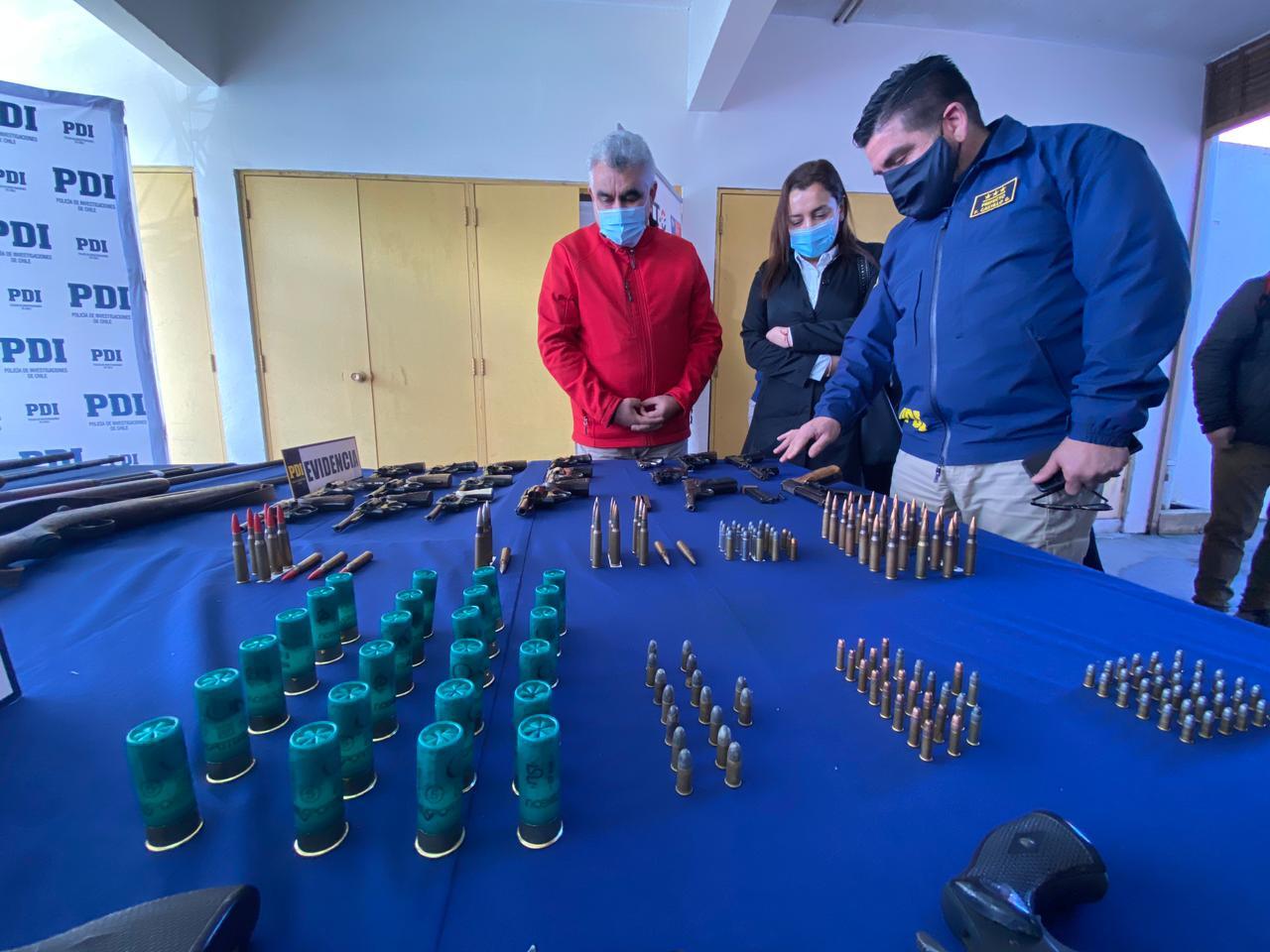 PDI recupera 80 armas en Chiloé