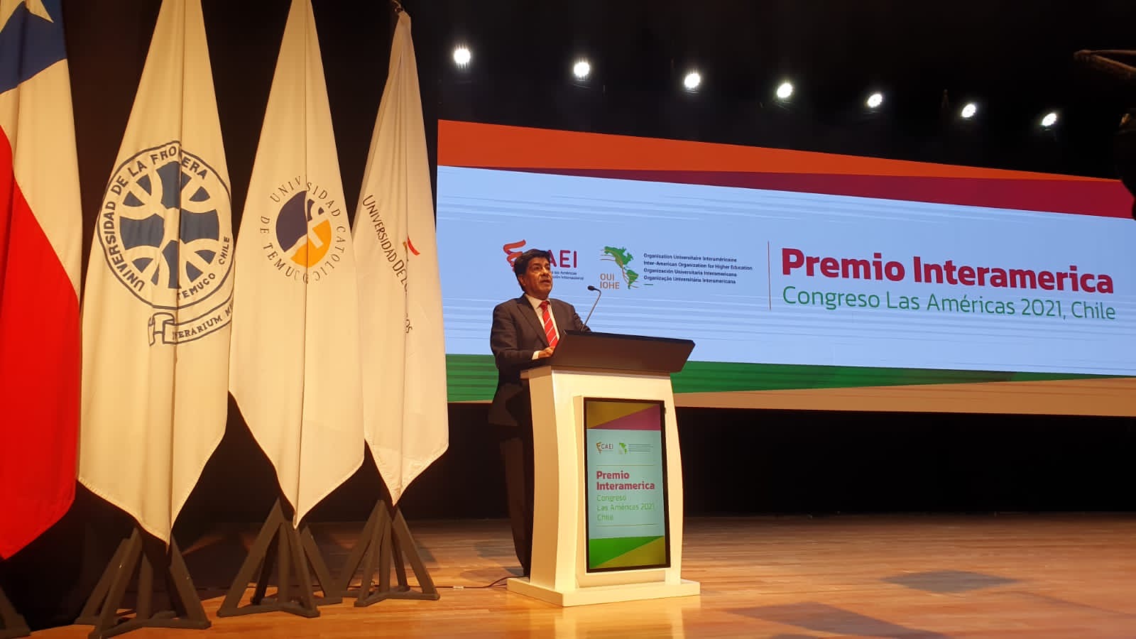 Rector ULagos es reelecto presidente de la Organización Universitaria Interamericana