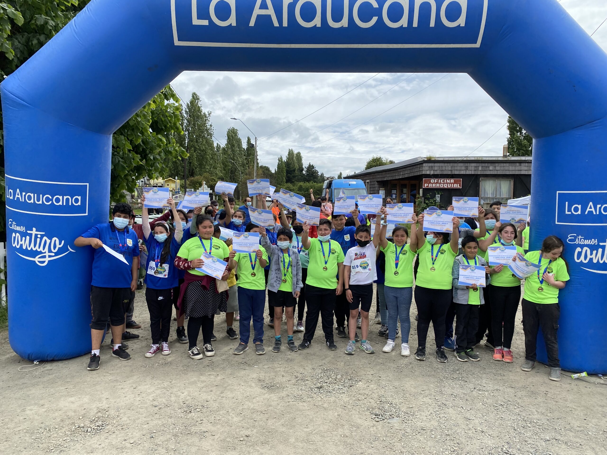 Nercón volvió a vivir su tradicional Corrida 5K