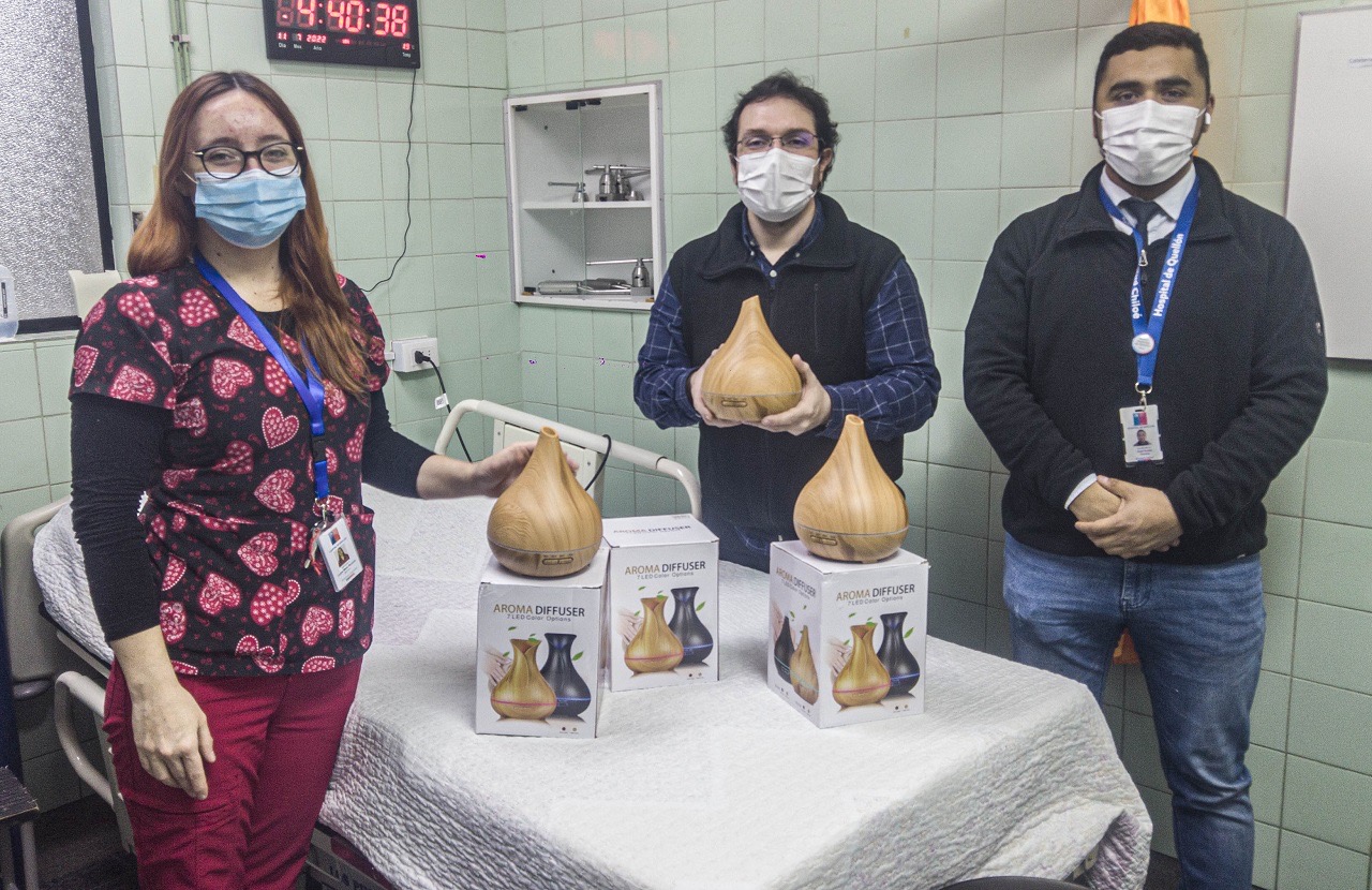 Hospital de Quellón adquiere difusores de aromaterapia para trabajo de parto