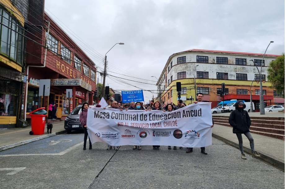 Docentes de Ancud se movilizan por pago incompleto de sueldos