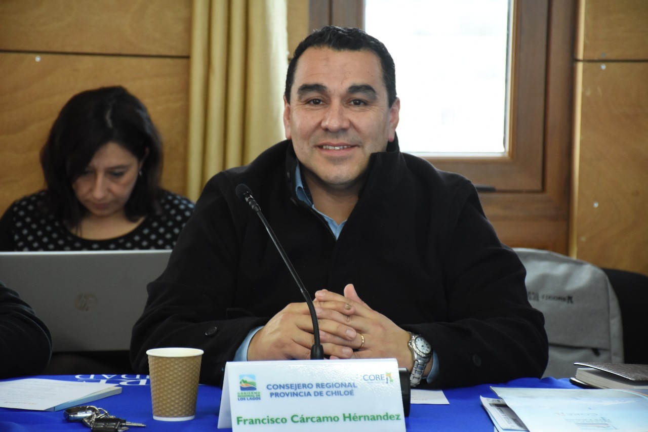 Consejero Cárcamo asume la presidencia de la Comisión Chiloé del Consejo Regional de los Lagos