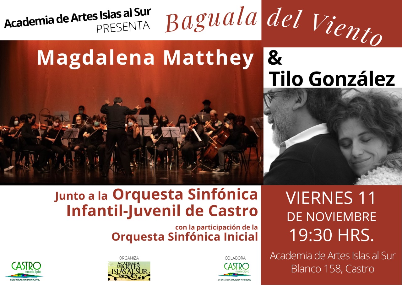 Destacados cantautores chilenos compartirán concierto con Orquesta de la Academia de Artes