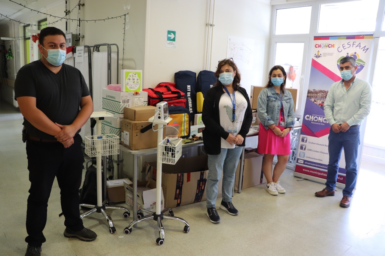 El Cesfam de Chonchi recibe moderna implementación de trabajo