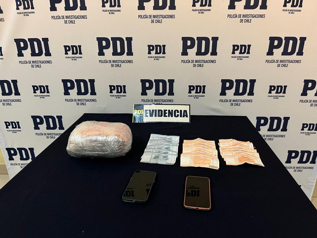 Can antinarcóticos encuentra encomienda con droga en Puerto Montt
