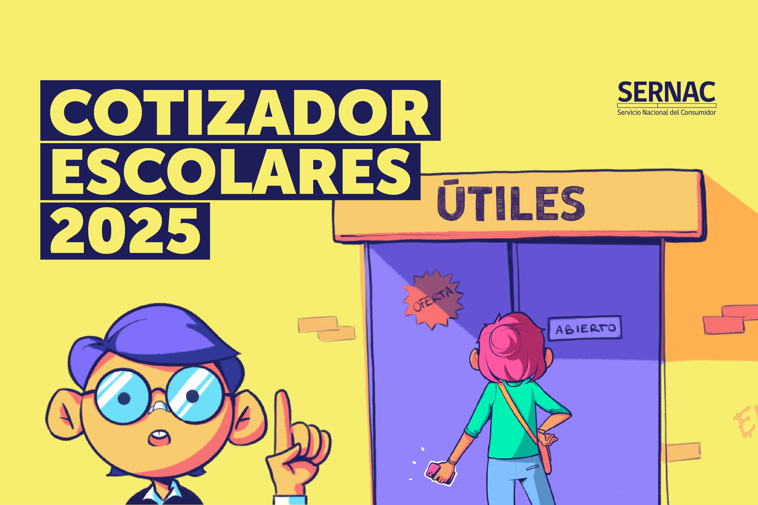 Sernac lanza cotizador de útiles, calzados y uniformes escolares