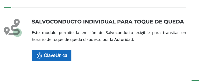 Cómo obtener tu salvoconducto para el toque de queda
