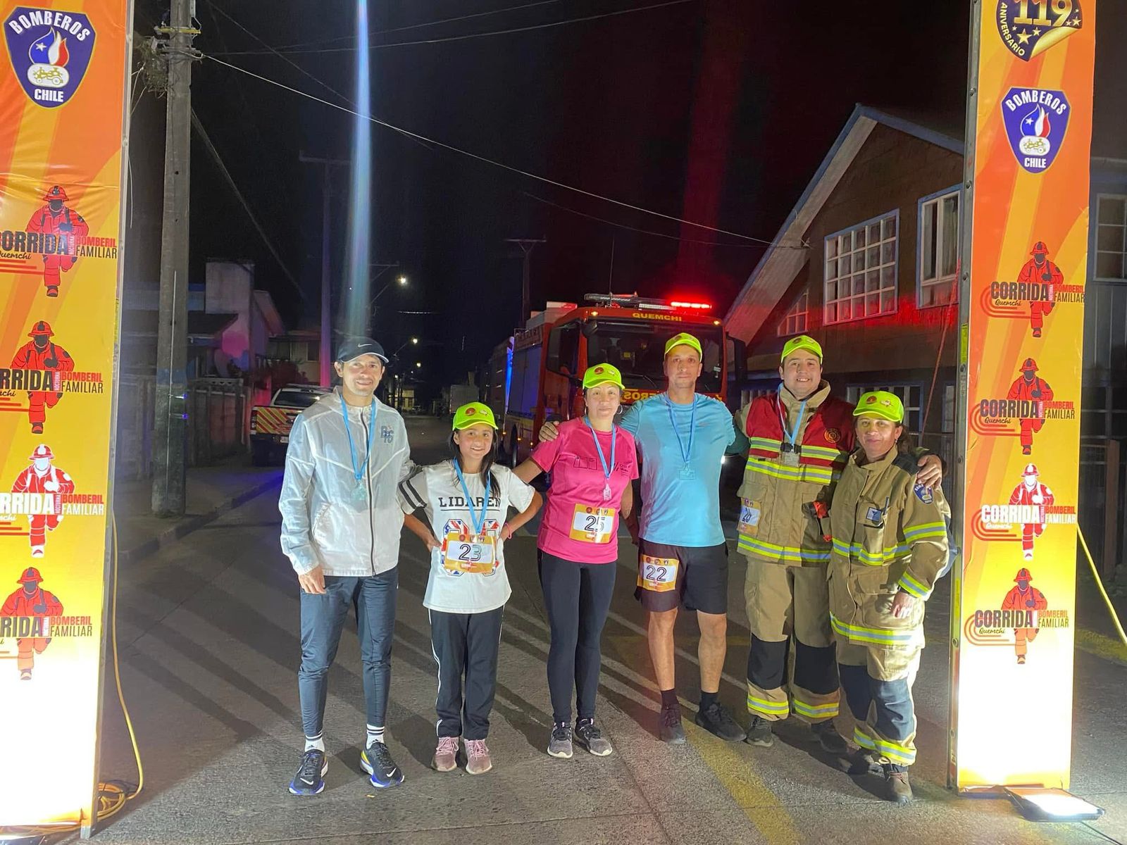 Bomberos de Quemchi celebran sus 120 años con Corrida Perruning y Familiar