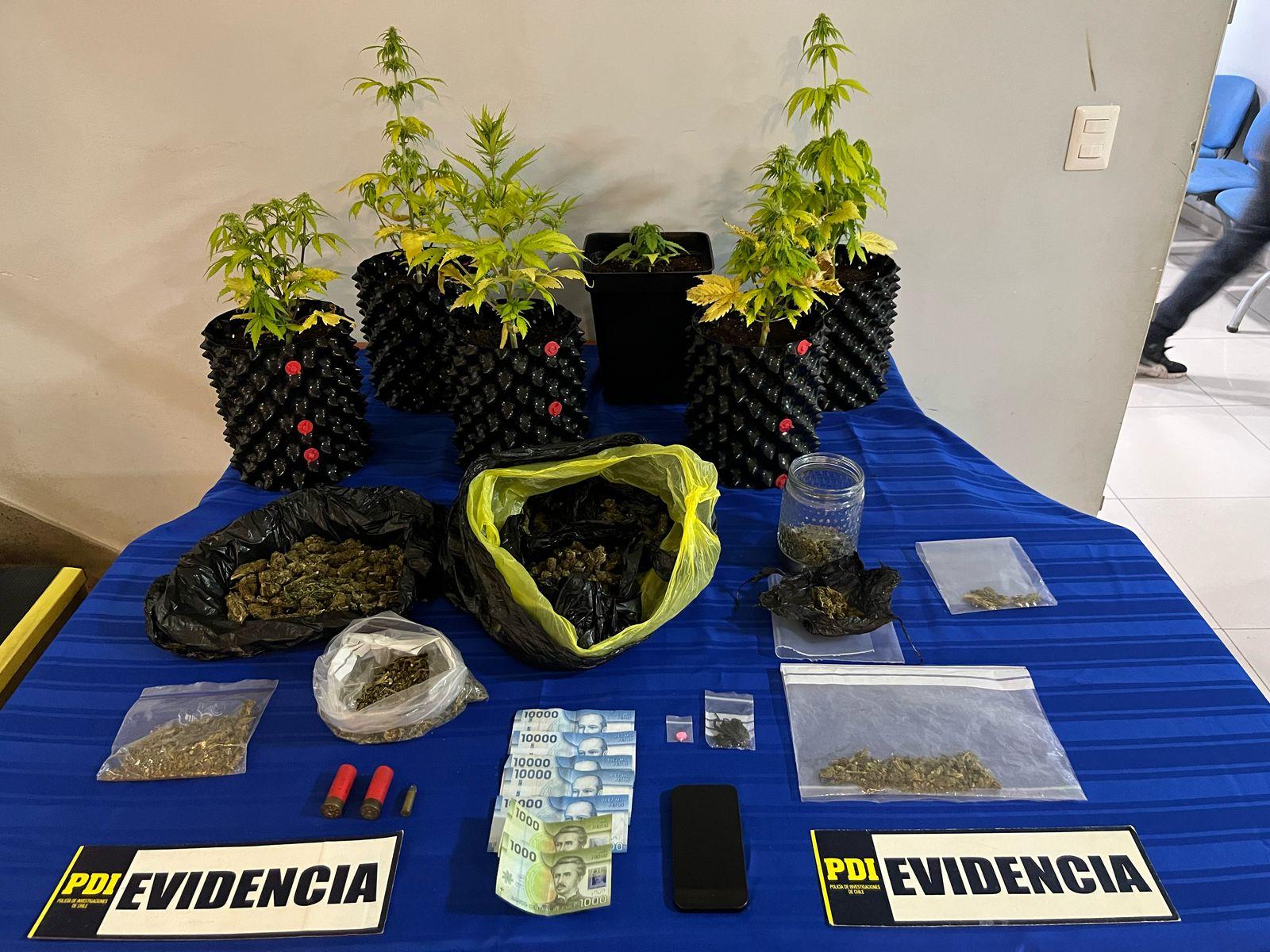 PDI detiene a hombre que vendía droga por delivery en Ancud