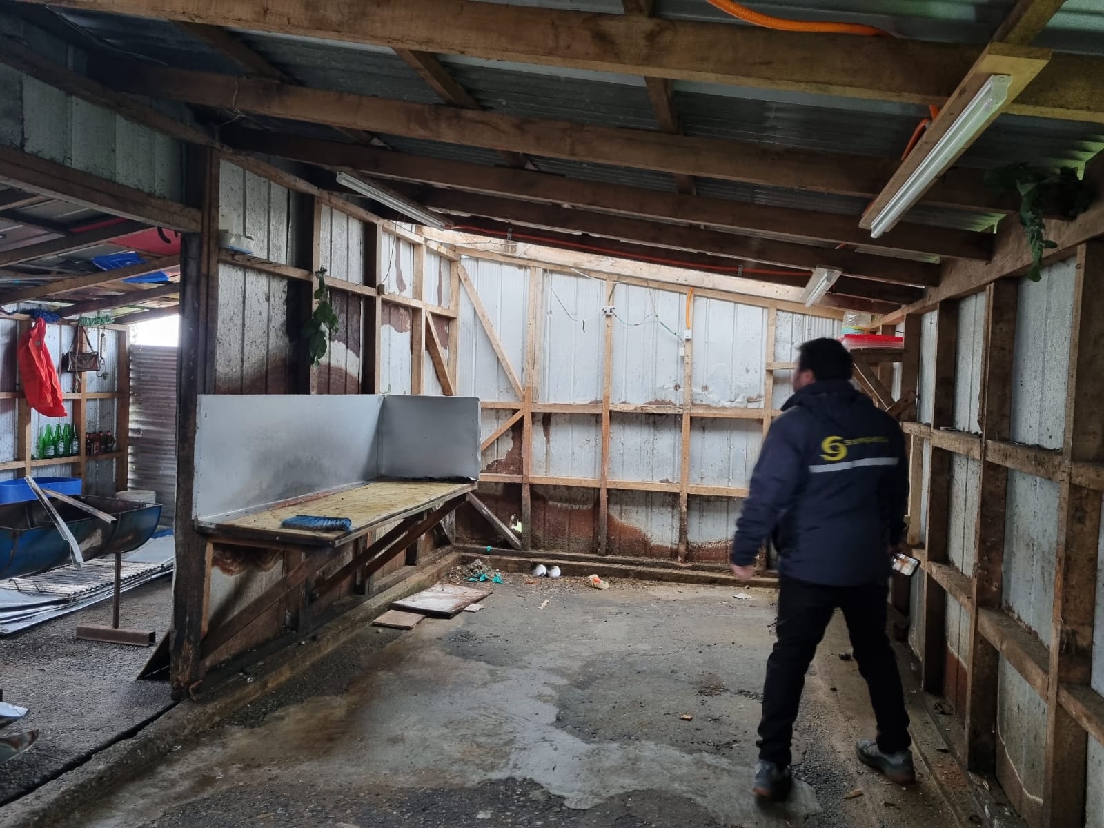 Detectan planta de procesos clandestina en sector rural de Ancud
