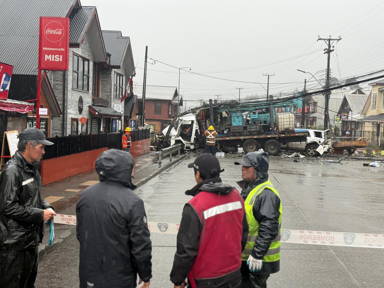 15 lesionados deja accidente múltiple registrado en Dalcahue