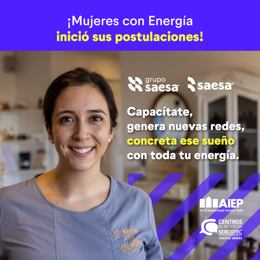 Saesa invita a emprendedoras a postular a décima versión del programa “Mujeres con Energía”