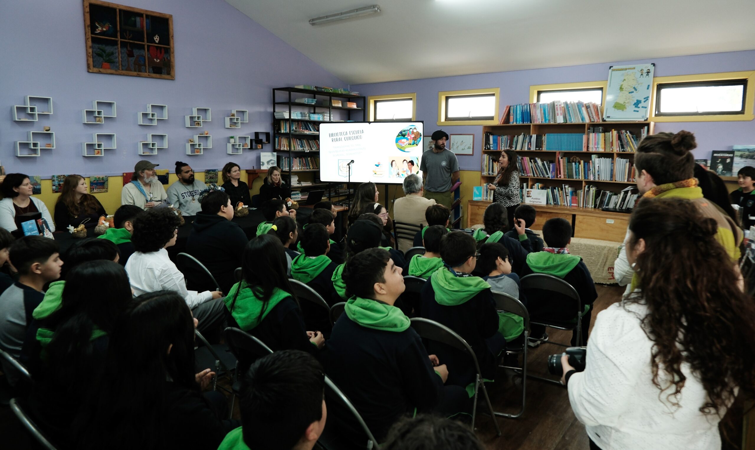 Delegación de científicos de EEUU conoció experiencia educativa ambiental de Escuela Rural Quilquico