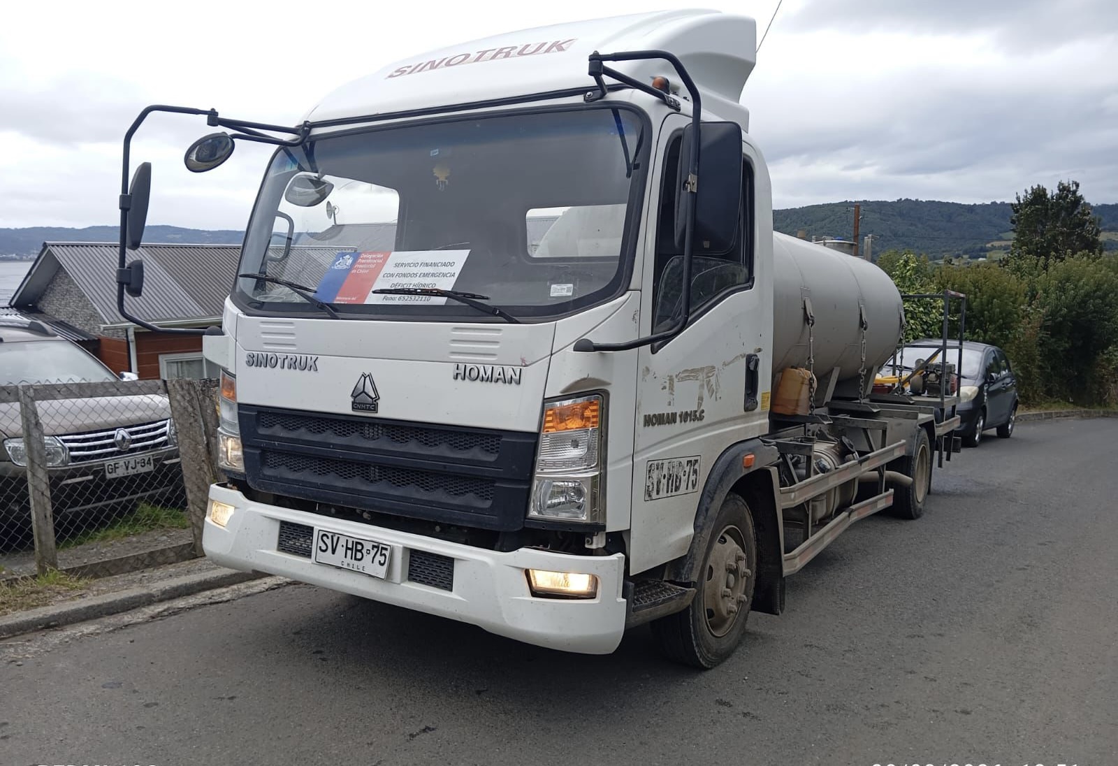 Activan entrega de agua en camiones aljibe por contaminación de servicio sanitario en Quellón