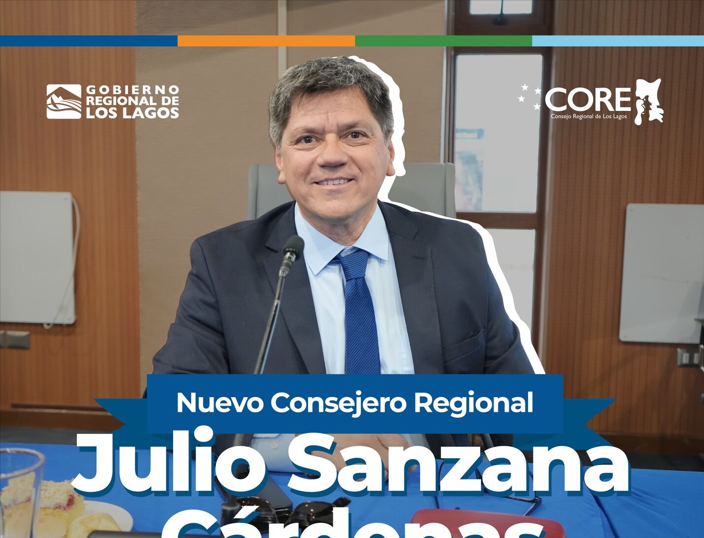 Julio Sanzana Cárdenas jura como nuevo consejero regional por Chiloé