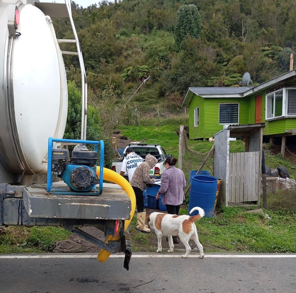 Anuncian solución parcial tras corte de agua que afecta a Curanué