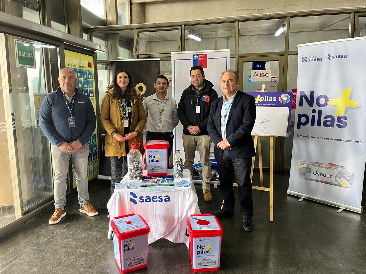 Saesa lanzó campaña No + Pilas en el Hospital de Castro