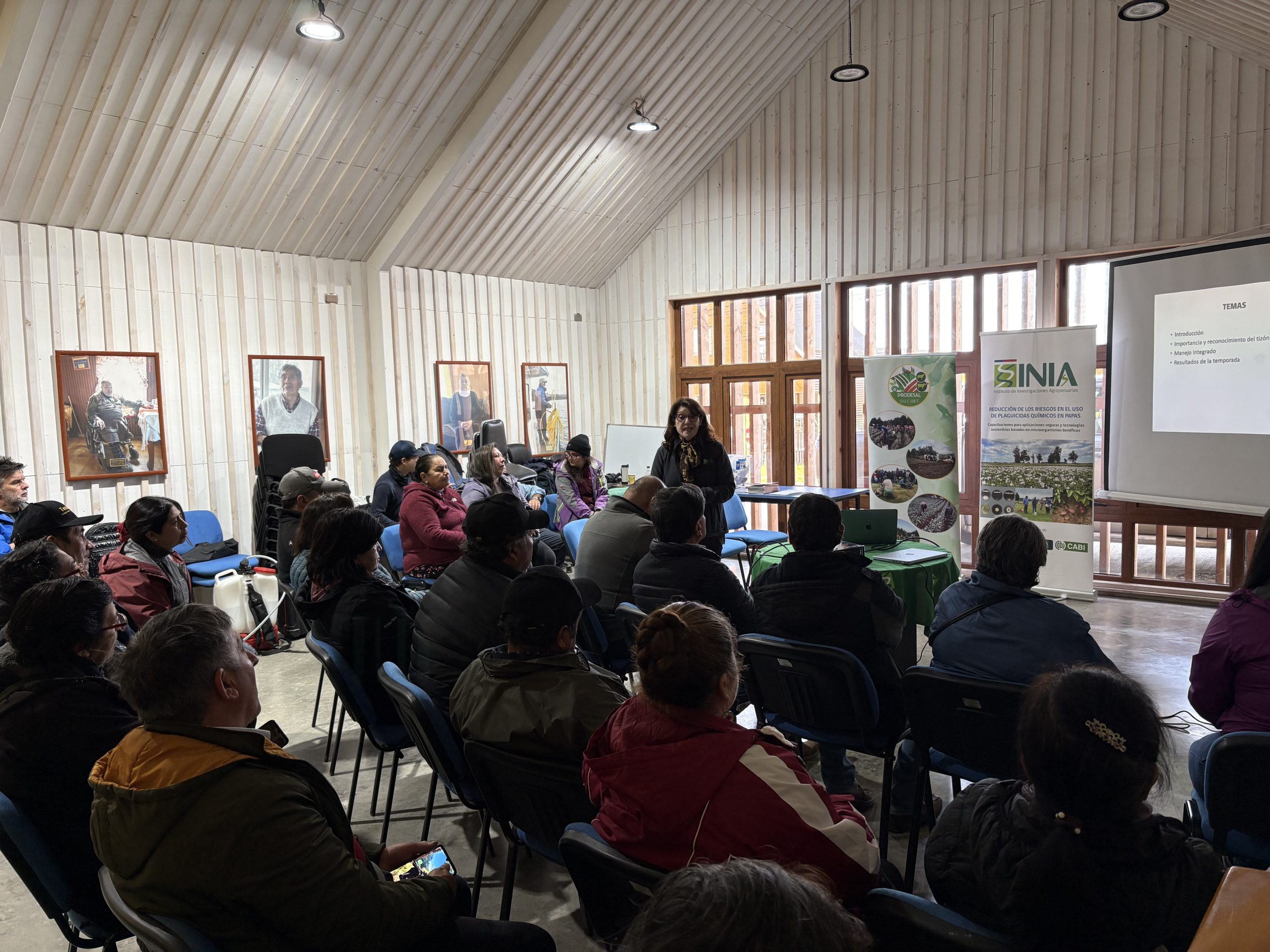 INIA desarrolla talleres técnicos en Chiloé para reducir el uso de plaguicidas químicos en el cultivo de papa