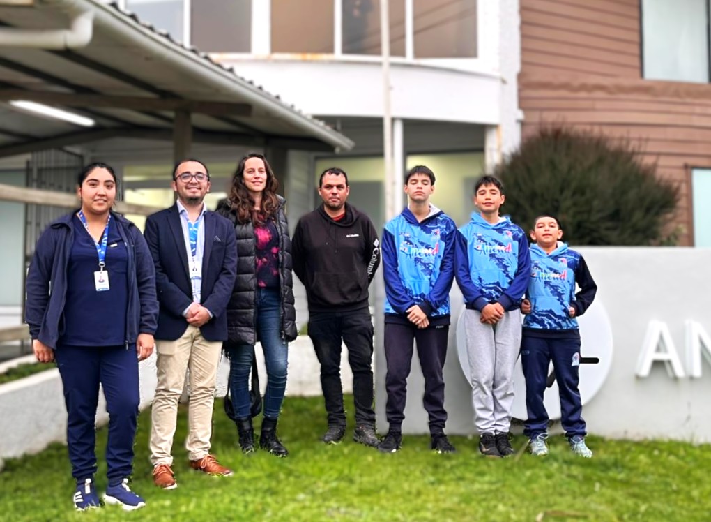 Andes Salud realiza más de 360 exámenes gratuitos a niños y jóvenes de las series formativas de ABA Ancud