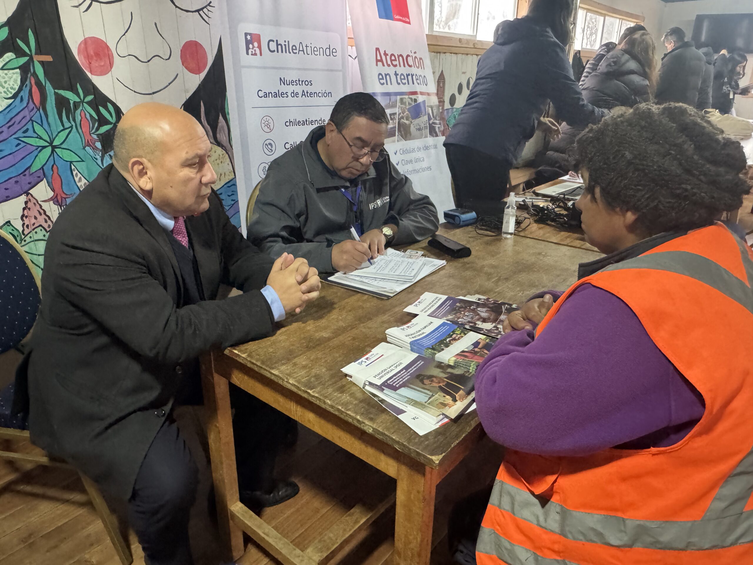Delegación Presidencial de Chiloé acercó activación de Clave Única a vecinos de isla Lemuy