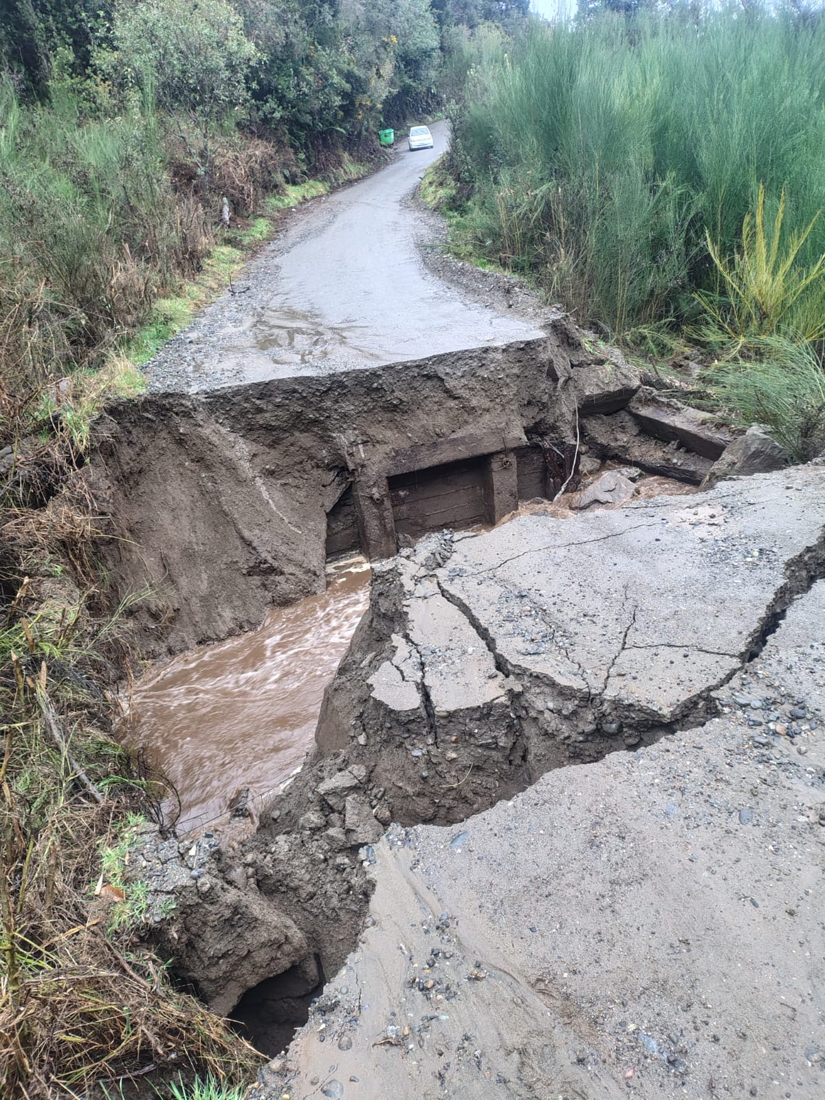 Sistema frontal mantiene múltiples emergencias en Chiloé
