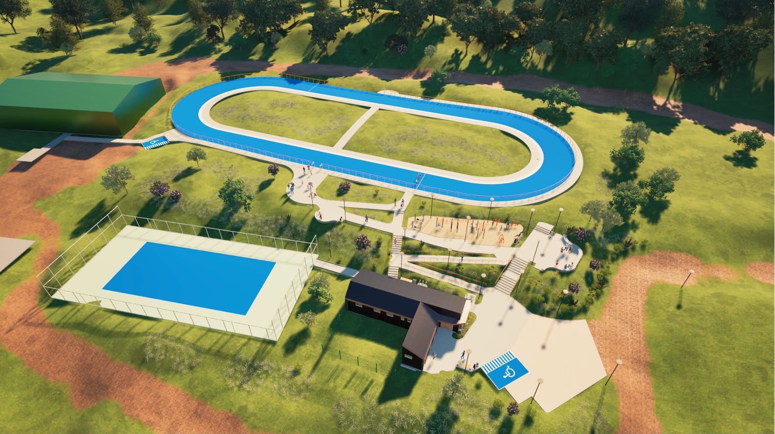 Firma de convenio asegura la construcción del nuevo patinódromo en Achao